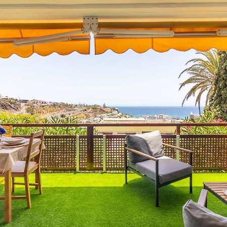 Increible Terraza Con Vistas Al Mar En San Agustin Lägenhet Exteriör bild