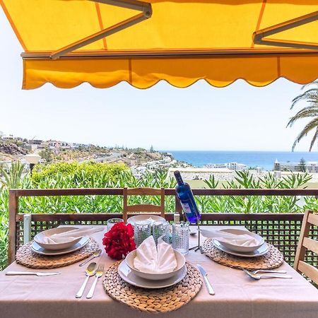 Increible Terraza Con Vistas Al Mar En San Agustin Lägenhet Exteriör bild