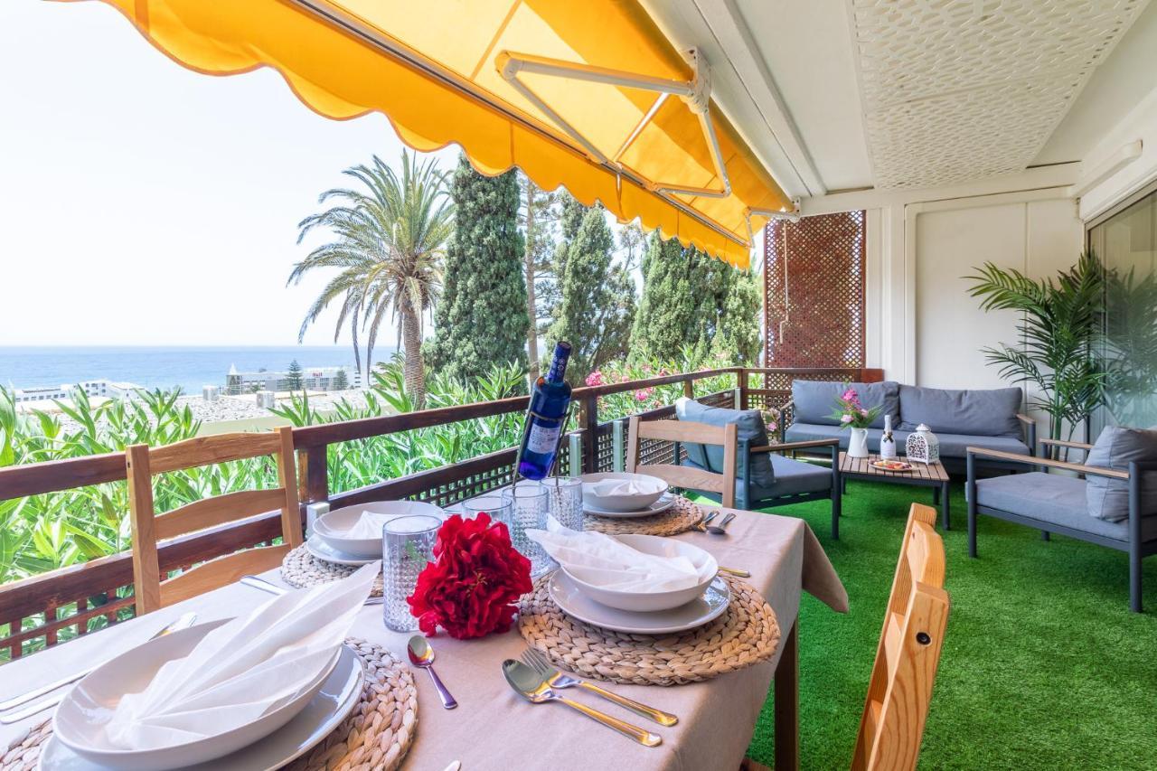 Increible Terraza Con Vistas Al Mar En San Agustin Lägenhet Exteriör bild