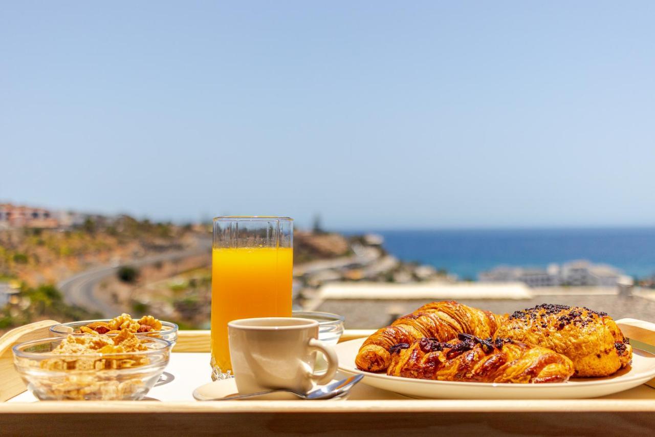 Increible Terraza Con Vistas Al Mar En San Agustin Lägenhet Exteriör bild